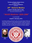 McGill medicine: 1929-1996 by Joseph K. Hanaway