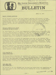 St. Louis Children's Hospital Bulletin