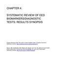 Chapter Four. Systematic review of EED biomarkers/diagnostic tests results synopsis by Donna M. Denno, Kelley M. VanBuskirk, Zakia C. Nelson, Christine A. Musser, and Phillip I. Tarr