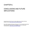Chapter Six. Conclusions and future implications by Donna M. Denno, Kelley M. VanBuskirk, Zakia C. Nelson, Christine A. Musser, and Phillip I. Tarr